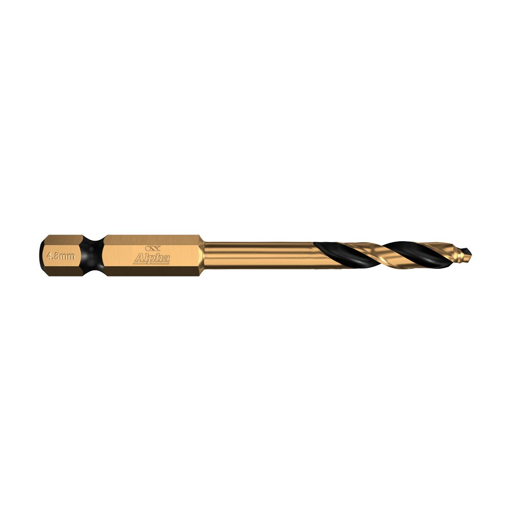 ALPHA ONSITE PLUS IMPACT STEP TIP DRILL BIT - 4.8MM